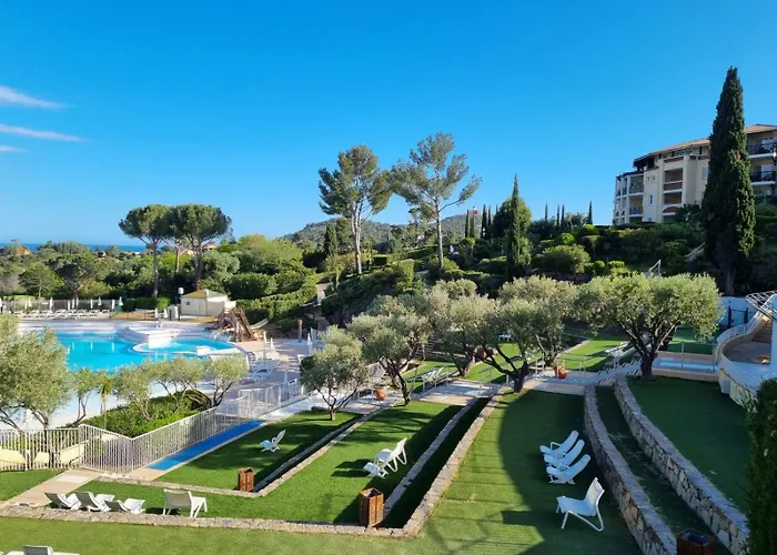 公寓 Cap Esterel Agay Raphael Vue Coeur Du Site Piscine Golf 4 Personnes Chez Magali